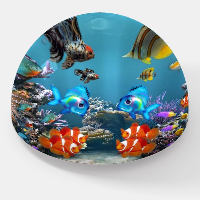 Aquarium Paperweight (Angled)