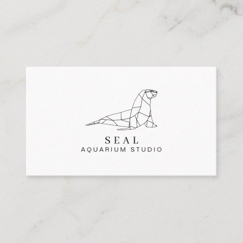 Aquarium Seal Business Card