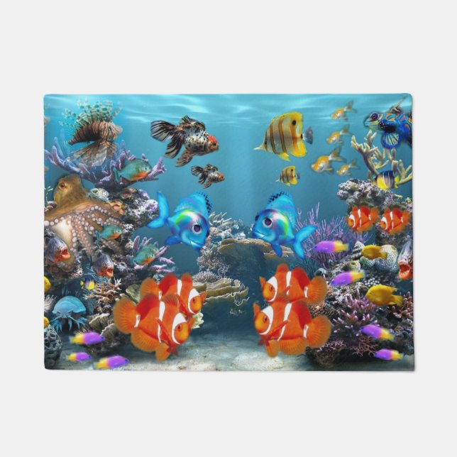 Aquarium Sealife Doormat (Front)