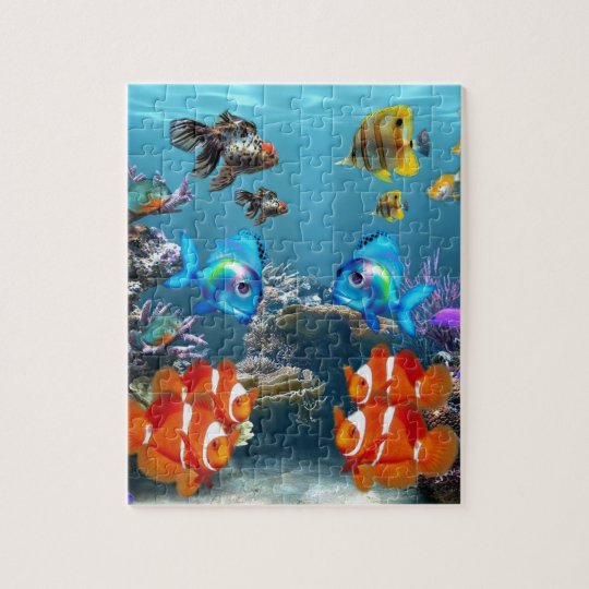 Aquarium Sealife Jigsaw Puzzle | Zazzle.com