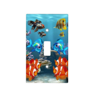 Aquarium Sealife Light Switch Cover