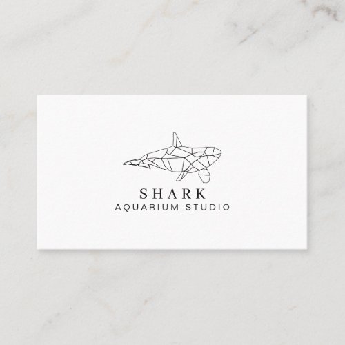 Aquarium Shark Business Card