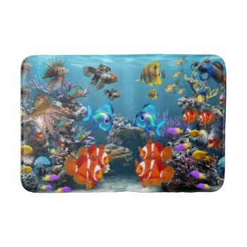 Aquarium Style Bath Mat by Wonderful12345 at Zazzle