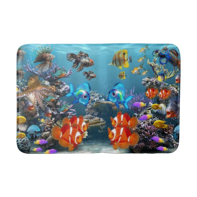 Aquarium Style Bath Mat (Front)