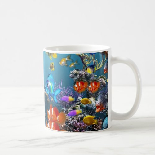 Aquarium Style Coffee Mug