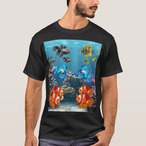 Aquarium Style T_Shirt