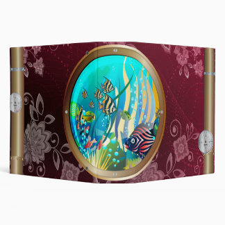Aquarium Submarine 3 Ring Binder