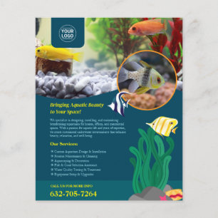 Aquarium Supplies Custom Flyer