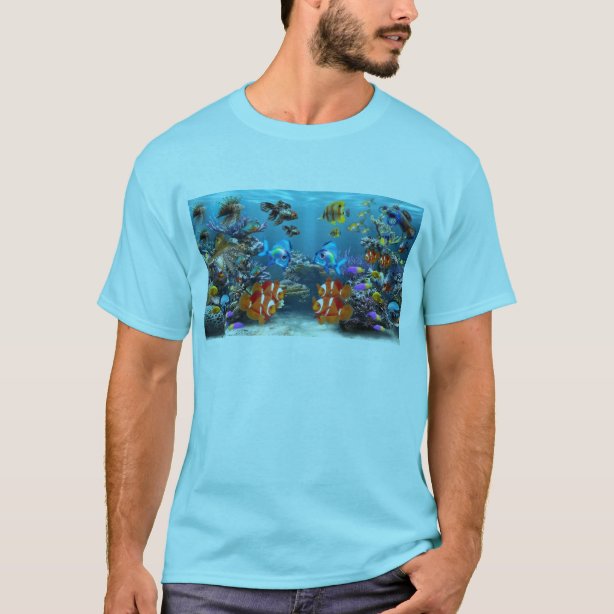 Aquarium TShirts Aquarium TShirt Designs Zazzle