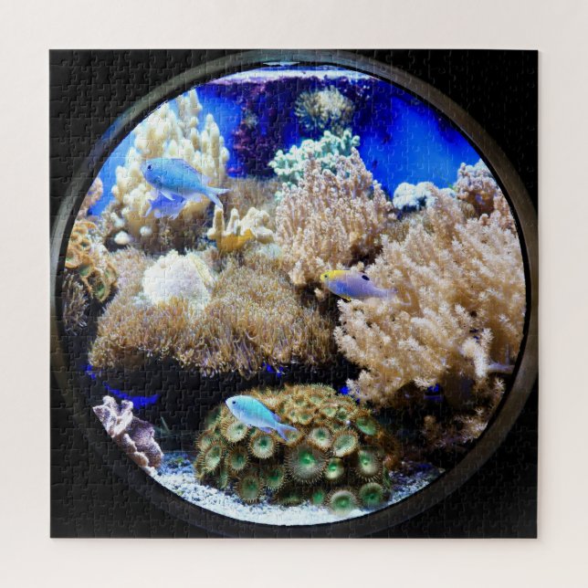 Aquarium tropical fish and coral jigsaw puzzle (Vertical)