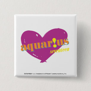 Aquarius 2 pinback button