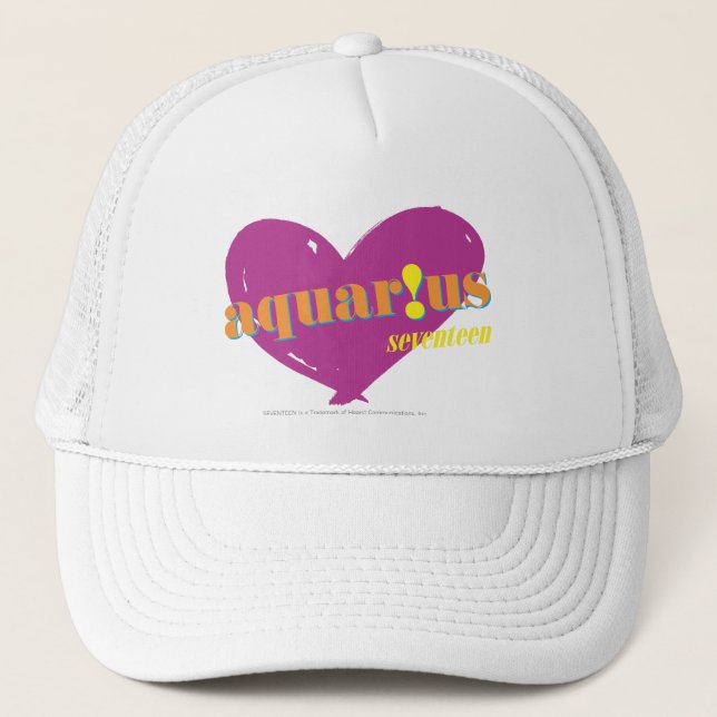 Aquarius 2 trucker hat (Front)