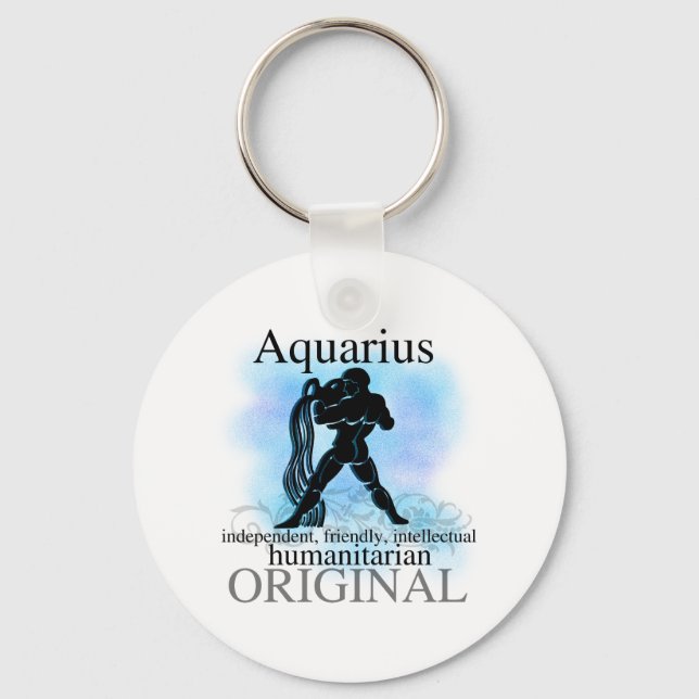 Aquarius About You Keychain (Front)