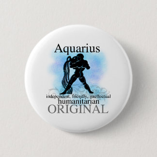 Aquarius About You Pinback Button
