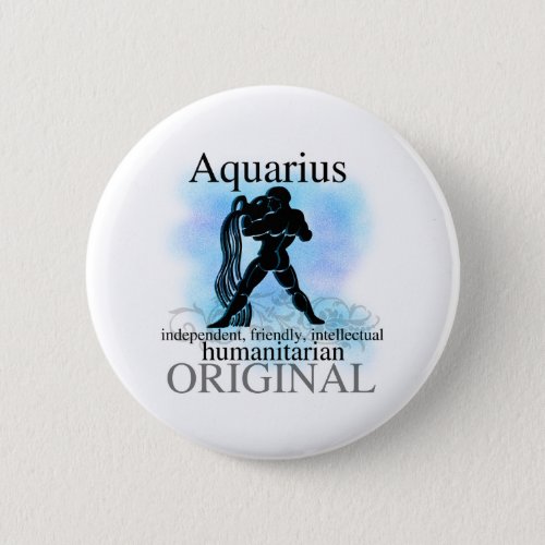 Aquarius About You Pinback Button