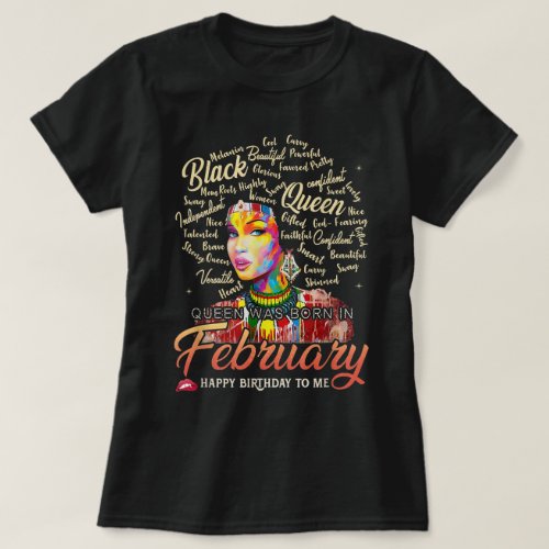  Aquarius African Pride Queen T_Shirt