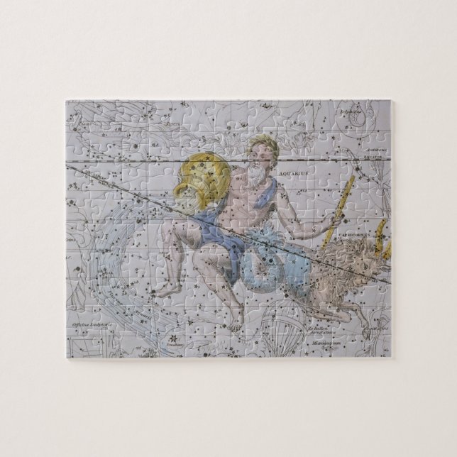 Aquarius and Capricorn, from 'A Celestial Atlas', Jigsaw Puzzle (Horizontal)