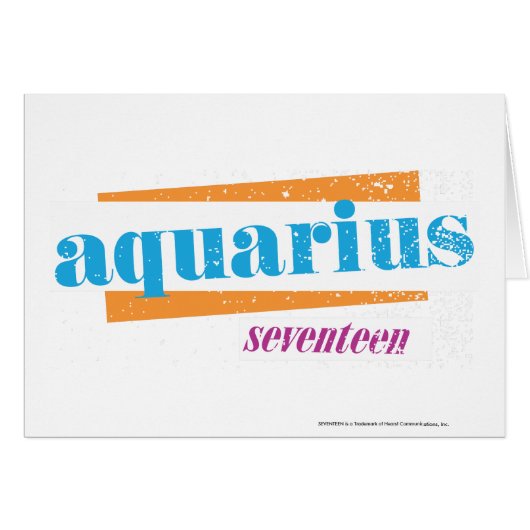 Aquarius Aqua Cards (Front Horizontal)