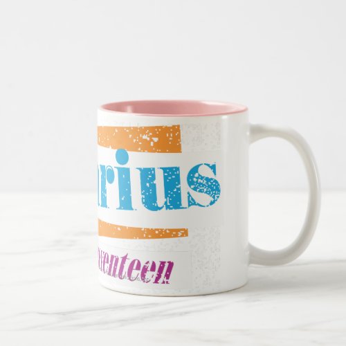 Aquarius Aqua Two_Tone Coffee Mug