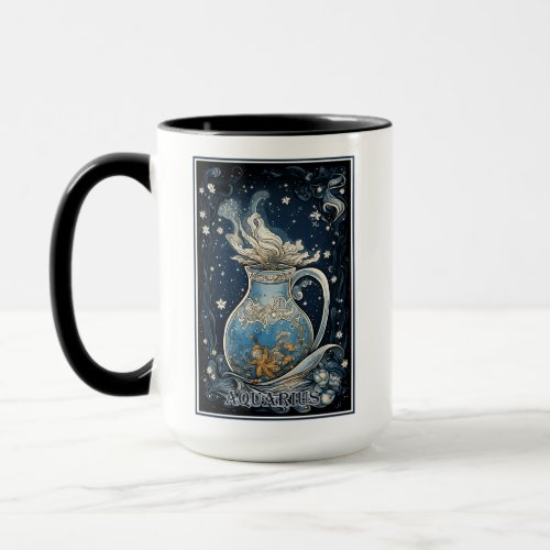 Aquarius Ascendant _ The Stellar Water Bearer Mug