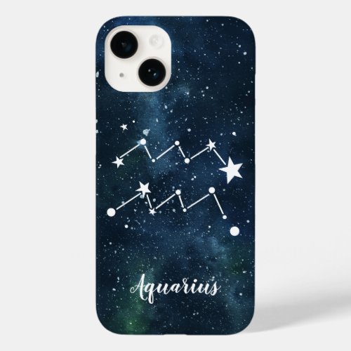 Aquarius  Astrological Zodiac Sign Constellation Case_Mate iPhone 14 Case