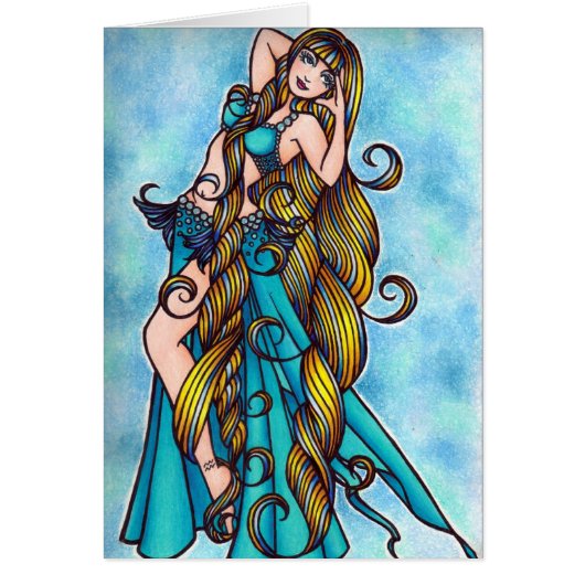 Aquarius Belly Dancer Cards (Front)