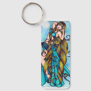 Aquarius Belly Dancer Keychain