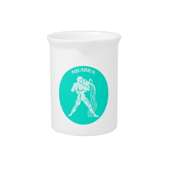Aquarius Beverage Pitcher (Front)