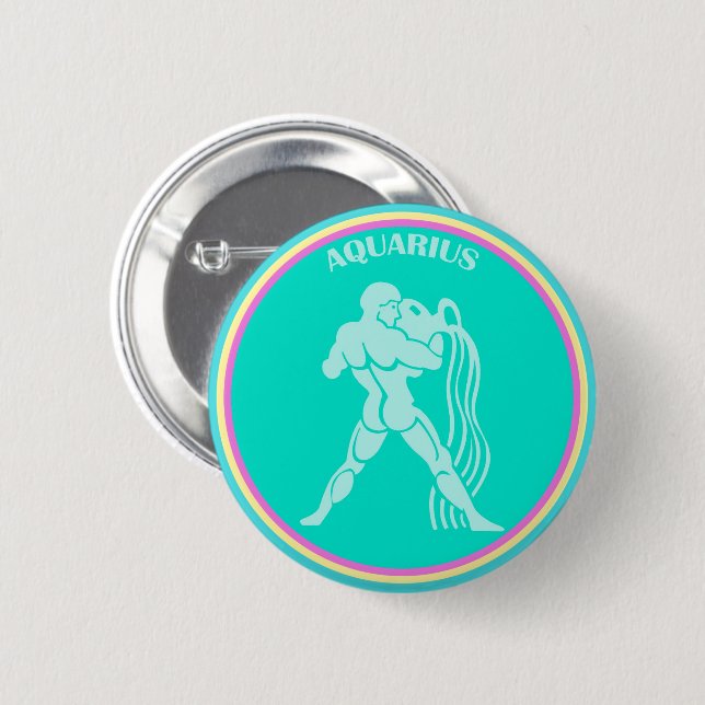 Aquarius Button (Front & Back)