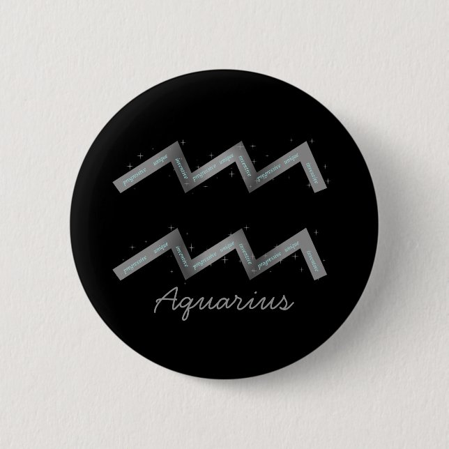 Aquarius Button (Front)
