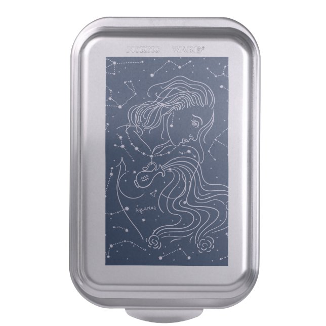 Aquarius Cake Pan (Front Vertical)