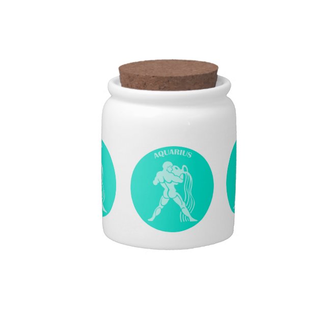 Aquarius Candy Jar (Front)