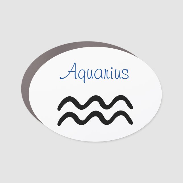 Aquarius Car Decal (Front)