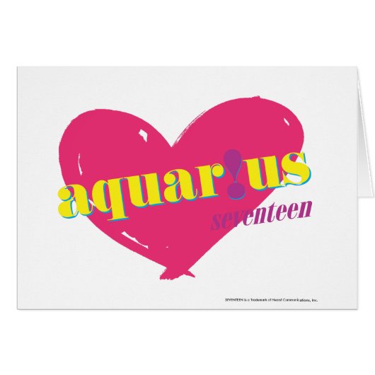 Aquarius Cards (Front Horizontal)