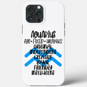 Aquarius iPhone 13 pro max case