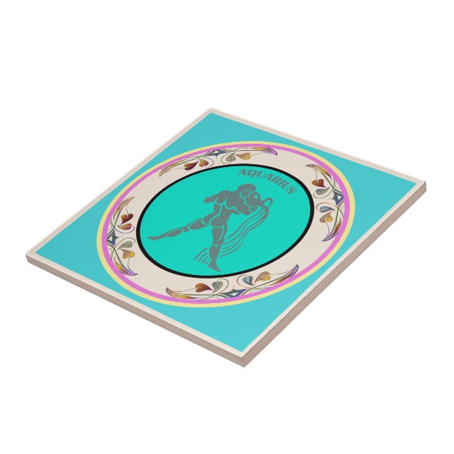 Aquarius Ceramic Tile (Side)