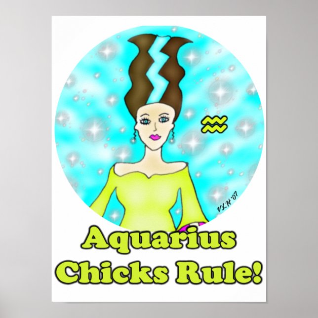Aquarius Chicks Rule! Poster (Front)
