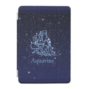 Aquarius Constellation and Zodiac Sign with Stars  iPad Mini Cover