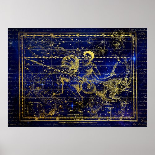 aquarius constellation poster