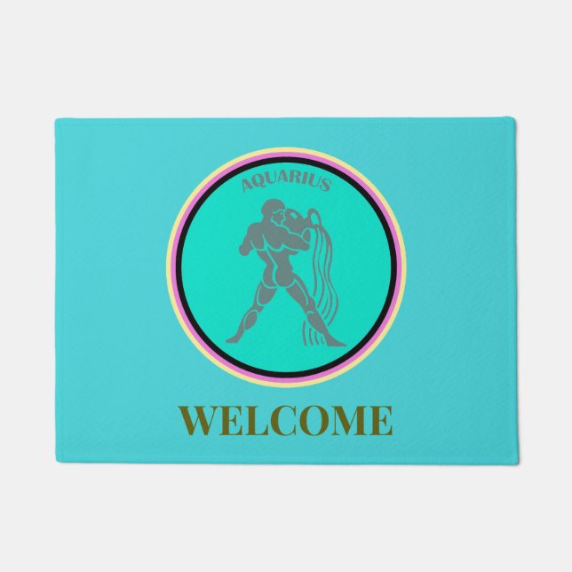 Aquarius Doormat (Front)