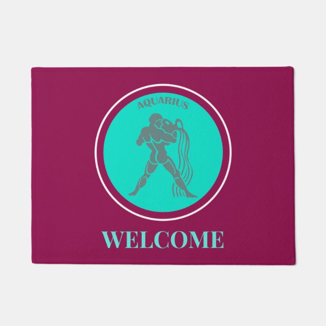 Aquarius Doormat (Front)