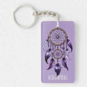 Aquarius Dreamcatcher Keychain