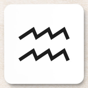 Aquarius Drink Coaster