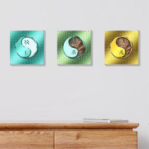 Aquarius & Earth Dragon Canvas Photo Tile