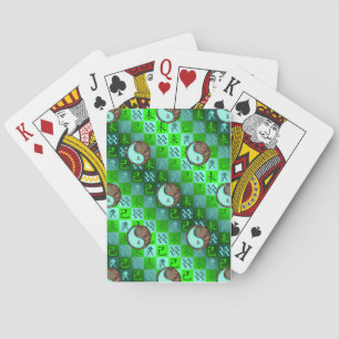 Aquarius & Earth Goat Poker Cards
