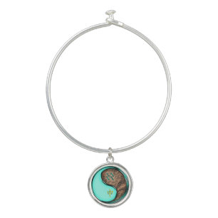 Aquarius & Earth Monkey Bangle Bracelet