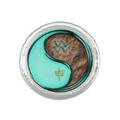 Aquarius & Earth Monkey Ring (Front)