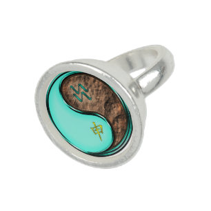 Aquarius & Earth Monkey Ring