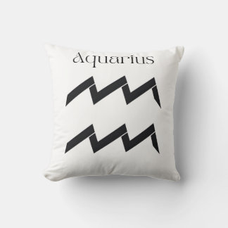 Aquarius: Echoes of Freedom Throw Pillow