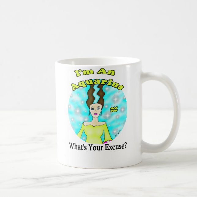 Aquarius Excuse Mug (Right)